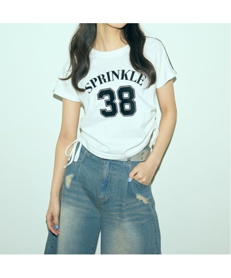 ラブトキシック・エル ティー エックス シー(Lovetoxic LTXC)の【LTXC】速乾ナンバーTシャツ オフホワイト(003)