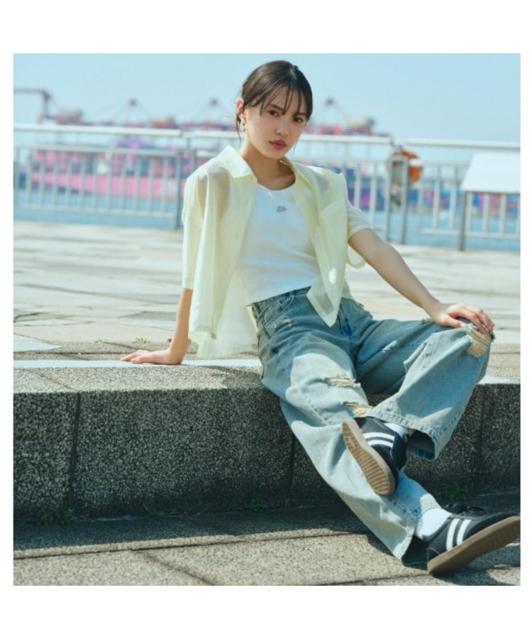 ラブトキシック・エル ティー エックス シー(Lovetoxic LTXC)の【LTXC】バレルレッグダメージデニム1