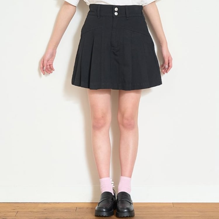 ラブトキシック・エル ティー エックス シー(Lovetoxic LTXC)の美脚見えデニムプリーツスカート その他
