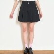ラブトキシック・エル ティー エックス シー(Lovetoxic LTXC)の美脚見えデニムプリーツスカート ブラック(219)