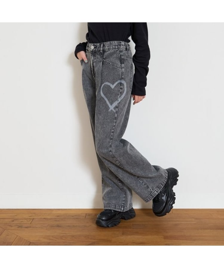 ラブトキシック・エル ティー エックス シー(Lovetoxic LTXC)のスプレーアソートデニムパンツ3