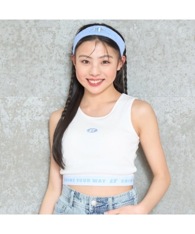ラブトキシック・エル ティー エックス シー(Lovetoxic LTXC)の【akane】【速乾】タンクトップ オフホワイト(003)
