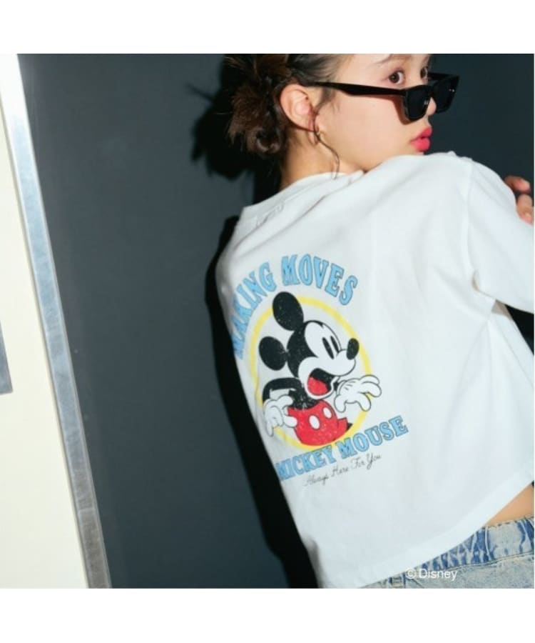 ラブトキシック・エル ティー エックス シー(Lovetoxic LTXC)の【Disney】クロップドTシャツ オフホワイト(003)