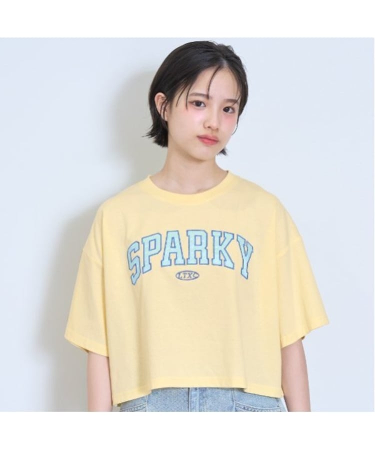 ラブトキシック・エル ティー エックス シー(Lovetoxic LTXC)のロゴアソートアップリ半T イエロー(031)