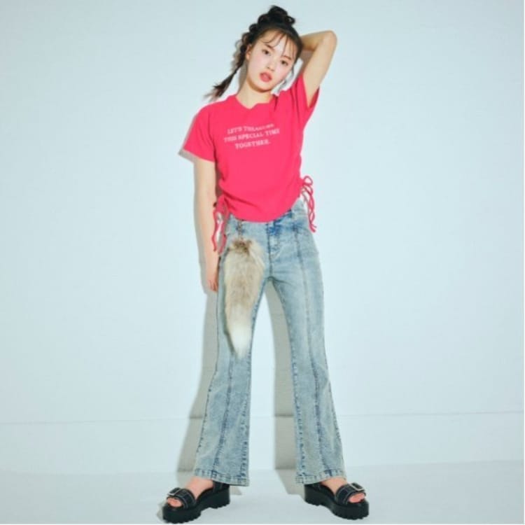 ラブトキシック・エル ティー エックス シー(Lovetoxic LTXC)の【接触冷感】スタイルアップフレアデニム その他