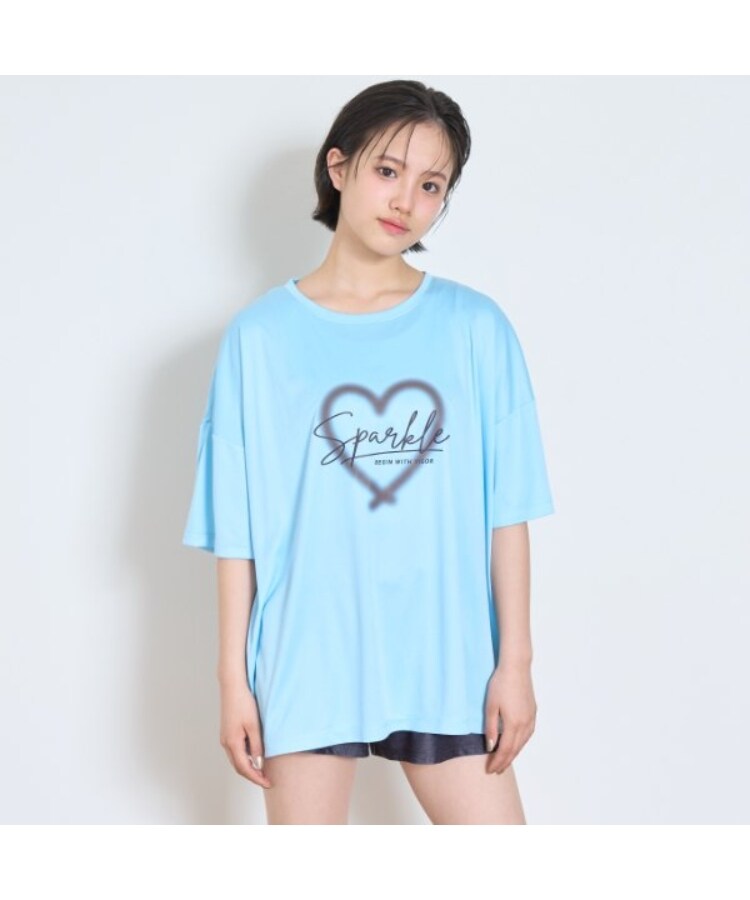 ラブトキシック・エル ティー エックス シー(Lovetoxic LTXC)の【SWIM】スプレープリントラッシュTシャツ1