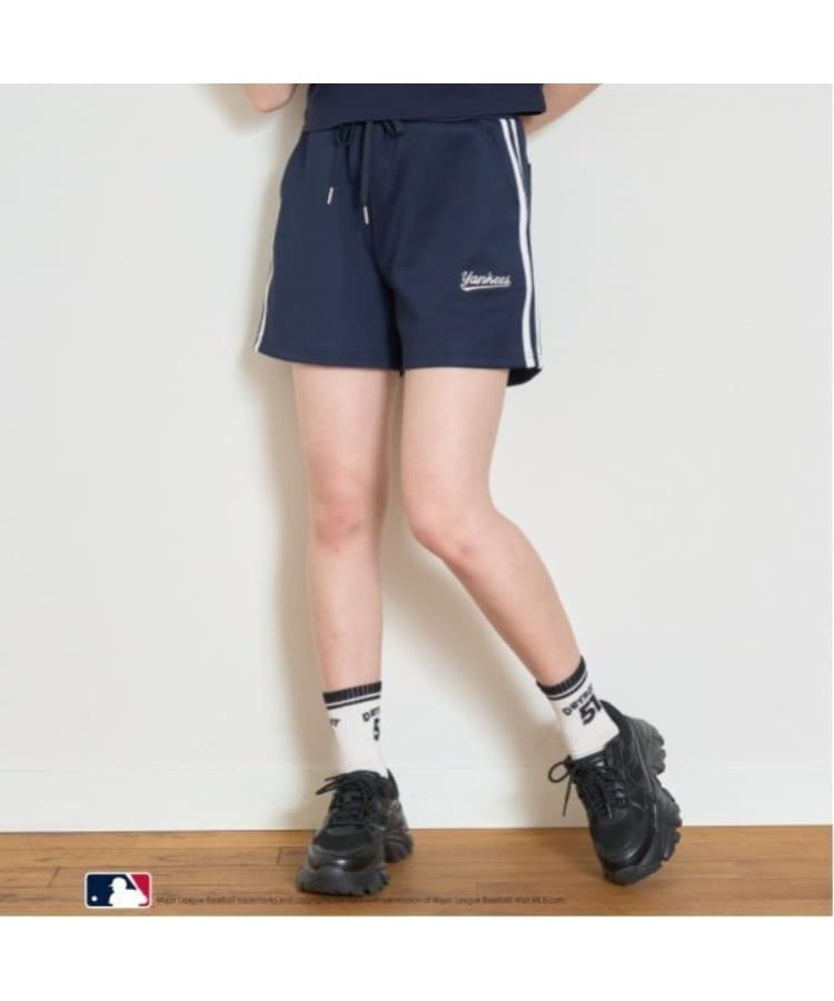 ラブトキシック・エル ティー エックス シー(Lovetoxic LTXC)の【MLB】【速乾】ラインパンツ ネイビー(094)