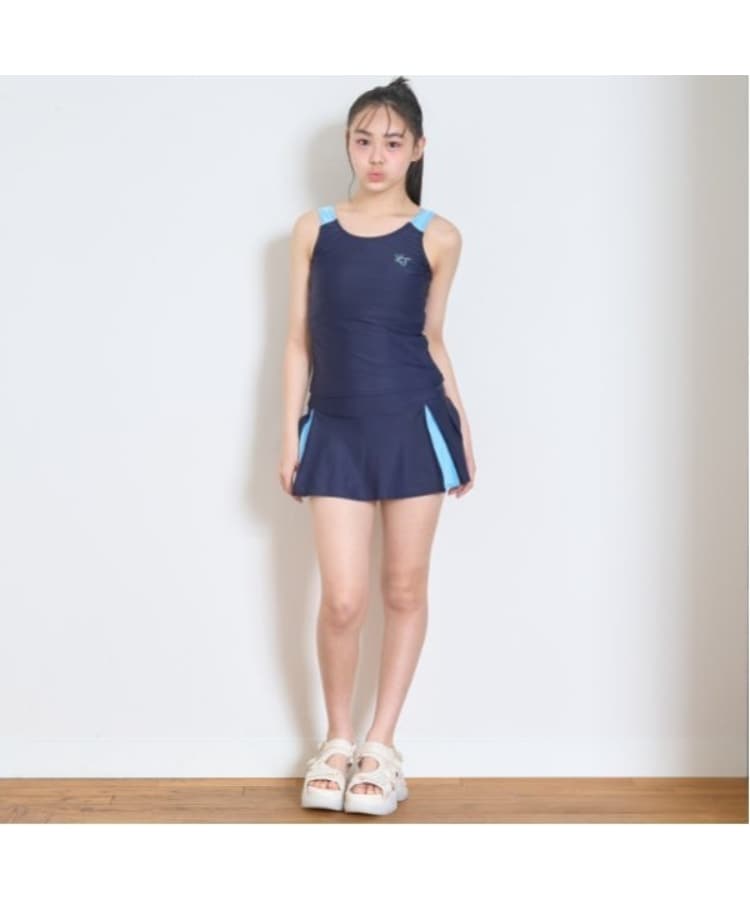 ラブトキシック・エル ティー エックス シー(Lovetoxic LTXC)のプリーツスカートタンキニ1