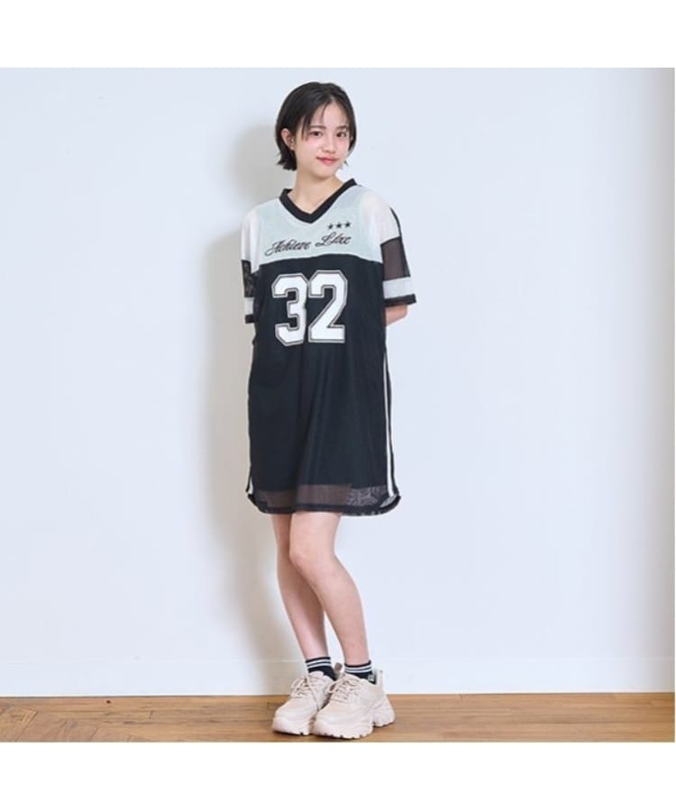 ラブトキシック・エル ティー エックス シー(Lovetoxic LTXC)の【接触冷感】インナーつきメッシュワンピ2