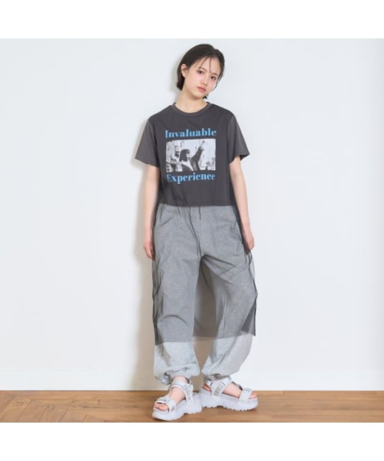 ラブトキシック・エル ティー エックス シー(Lovetoxic LTXC)のチュールレイヤードTシャツ2