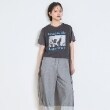 ラブトキシック・エル ティー エックス シー(Lovetoxic LTXC)のチュールレイヤードTシャツ チャコールグレー(013)