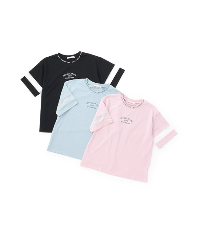 ラブトキシック・エル ティー エックス シー(Lovetoxic LTXC)の【7days】接触冷感袖シアーTシャツ10
