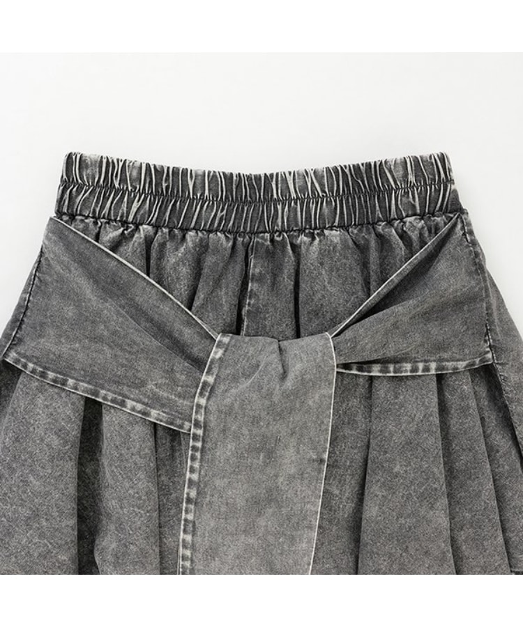 ラブトキシック・エル ティー エックス シー(Lovetoxic LTXC)のシャツ巻き風デニムキュロット8