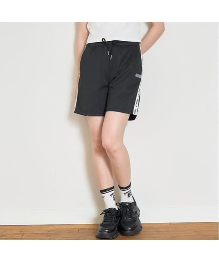 ラブトキシック・エル ティー エックス シー(Lovetoxic LTXC)の【7days】ロゴラインショートパンツ ブラック(219)