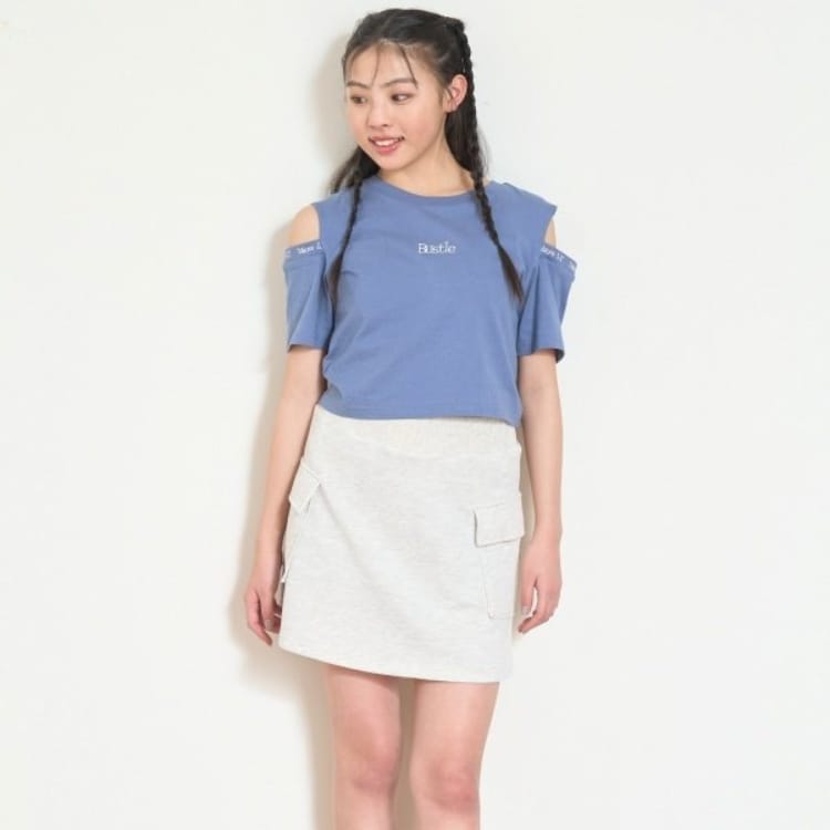 年末のプロモーション 7days】接触冷感肩あきT SET（セットアップ） LTXC Lovetoxic | トップス