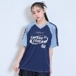 ラブトキシック・エル ティー エックス シー(Lovetoxic LTXC)のルーズメッシュゲームT ネイビー(094)