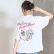 ラブトキシック・エル ティー エックス シー(Lovetoxic LTXC)の【接触冷感】ポップコーンプリントT オフホワイト(003)