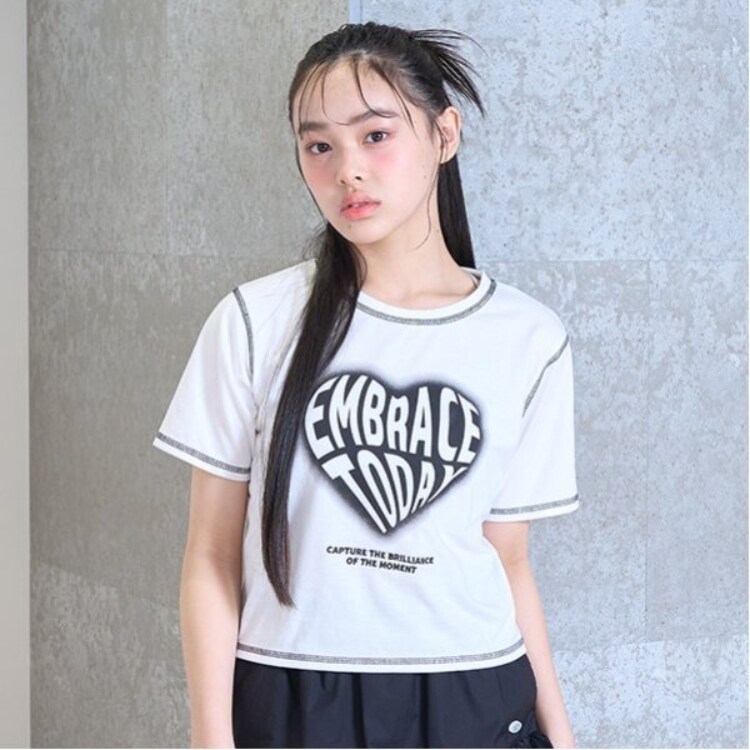 ラブトキシック・エル ティー エックス シー(Lovetoxic LTXC)の【LTXC】【吸水速乾】ハートスプレーT Ｔシャツ
