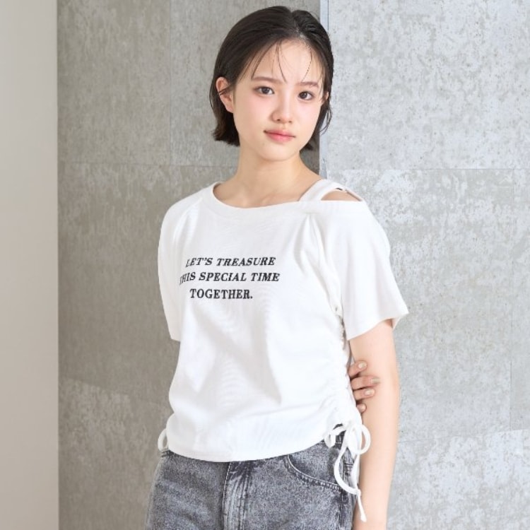 ラブトキシック・エル ティー エックス シー(Lovetoxic LTXC)のワンショルドロストTシャツ Ｔシャツ