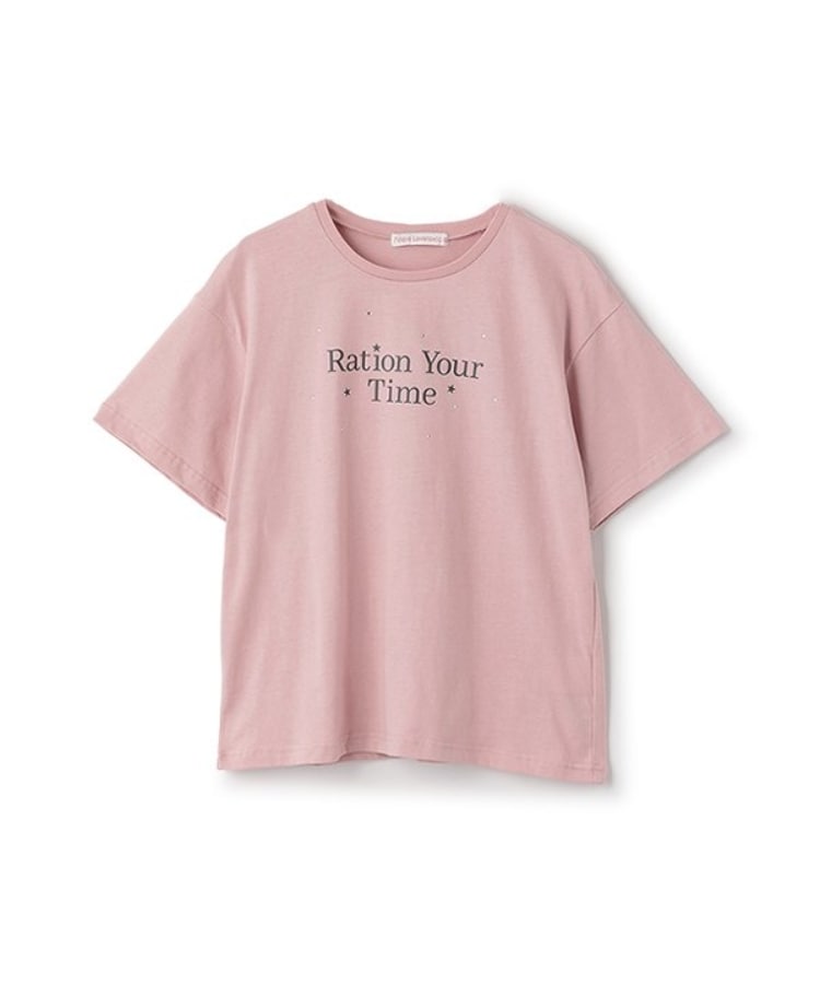 ラブトキシック・エル ティー エックス シー(Lovetoxic LTXC)の【7days】ロゴラインストーンTシャツ2