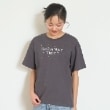 ラブトキシック・エル ティー エックス シー(Lovetoxic LTXC)の【7days】ロゴラインストーンTシャツ チャコールグレー(013)