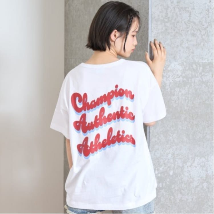 ラブトキシック・エル ティー エックス シー(Lovetoxic LTXC)の【Champion】バックプリントBIG半袖Tシャツ Ｔシャツ