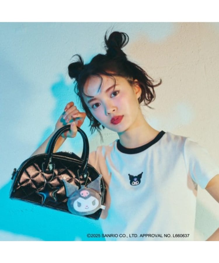 ラブトキシック・エル ティー エックス シー(Lovetoxic LTXC)の【マイメロディ・クロミ】ミニボストンショルダー ブラック(219)