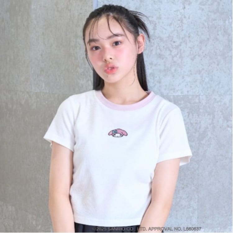 ラブトキシック・エル ティー エックス シー(Lovetoxic LTXC)の【マイメロディ・クロミ】ちびT Ｔシャツ