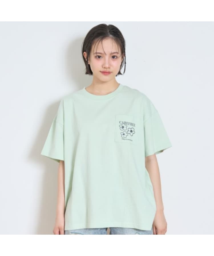 ラブトキシック・エル ティー エックス シー(Lovetoxic LTXC)の【7days】フラワーポケットBIGTシャツ2