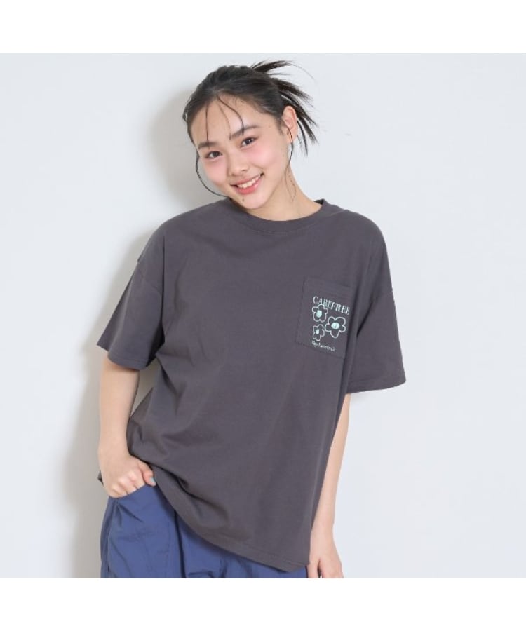 ラブトキシック・エル ティー エックス シー(Lovetoxic LTXC)の【7days】フラワーポケットBIGTシャツ3