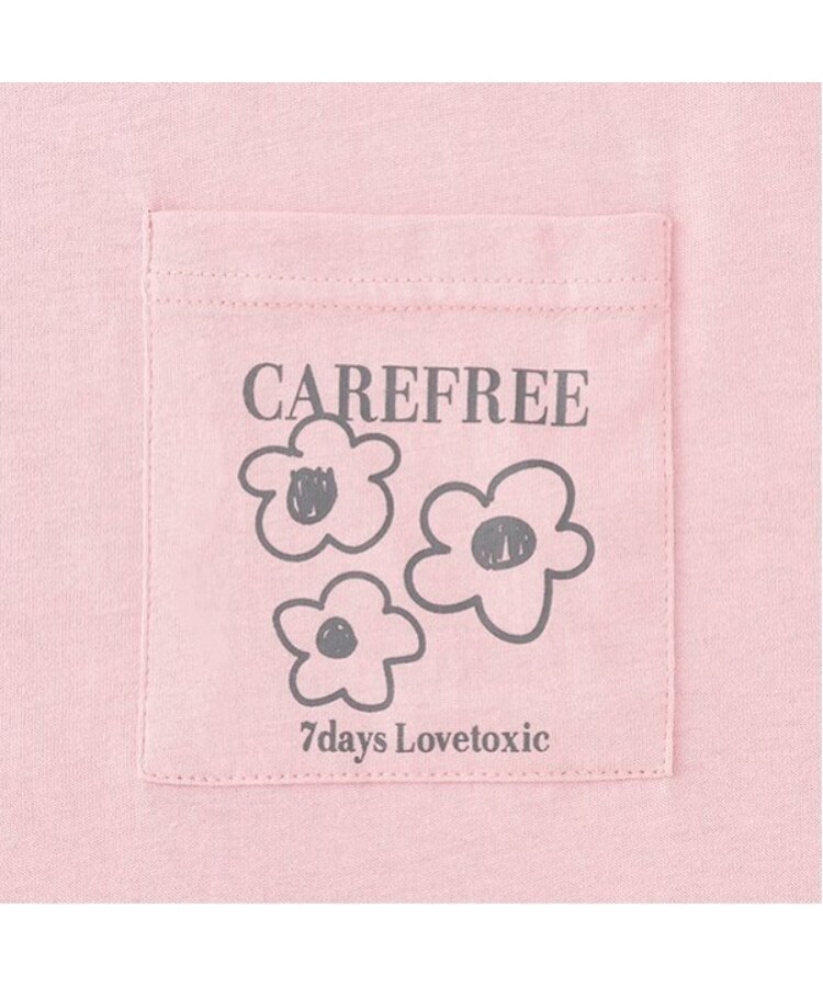 ラブトキシック・エル ティー エックス シー(Lovetoxic LTXC)の【7days】フラワーポケットBIGTシャツ27