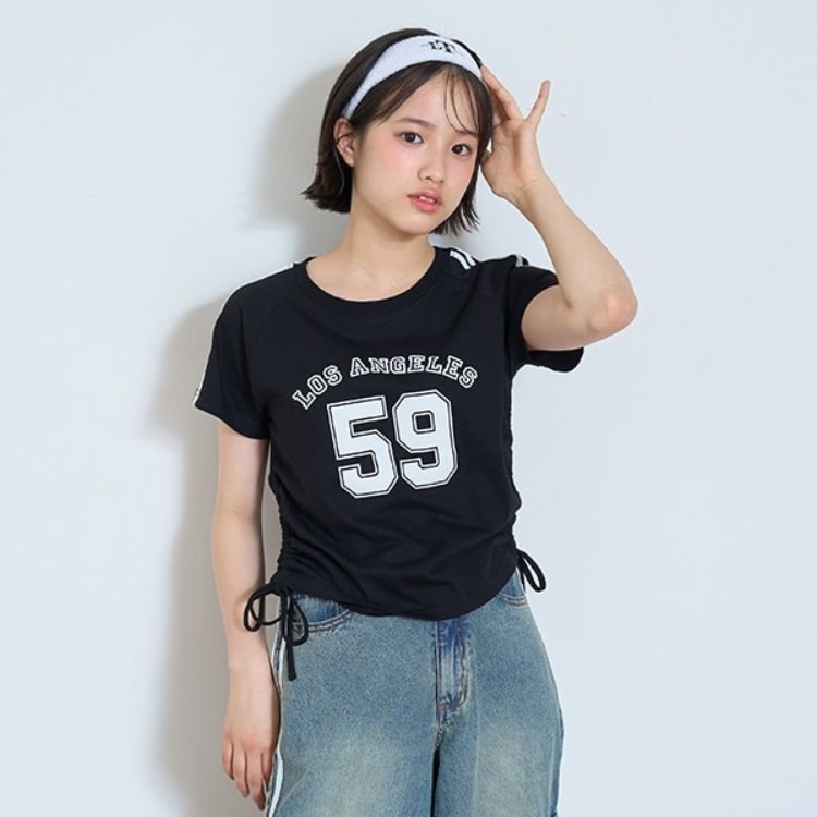 ラブトキシック・エル ティー エックス シー(Lovetoxic LTXC)の【LTXC】冷感ドロストナンバーTシャツ Ｔシャツ