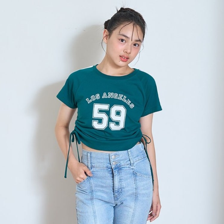 ラブトキシック・エル ティー エックス シー(Lovetoxic LTXC)の【LTXC】冷感ドロストナンバーTシャツ Ｔシャツ