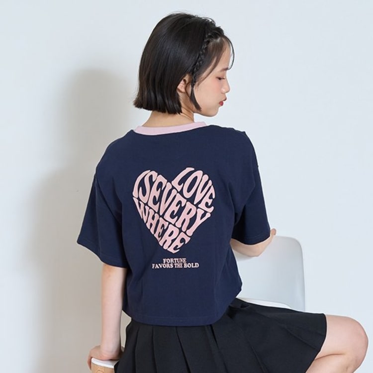 ラブトキシック・エル ティー エックス シー(Lovetoxic LTXC)のバックハートリンガーT Ｔシャツ