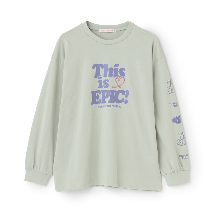 ラブトキシック・エル ティー エックス シー(Lovetoxic LTXC)の【7days】ロゴソデプリントルーズロンT Ｔシャツ