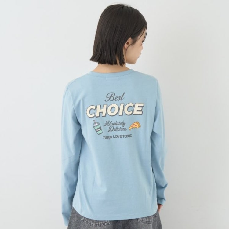 ラブトキシック・エル ティー エックス シー(Lovetoxic LTXC)の【７days】ピザモチーフロンT Ｔシャツ