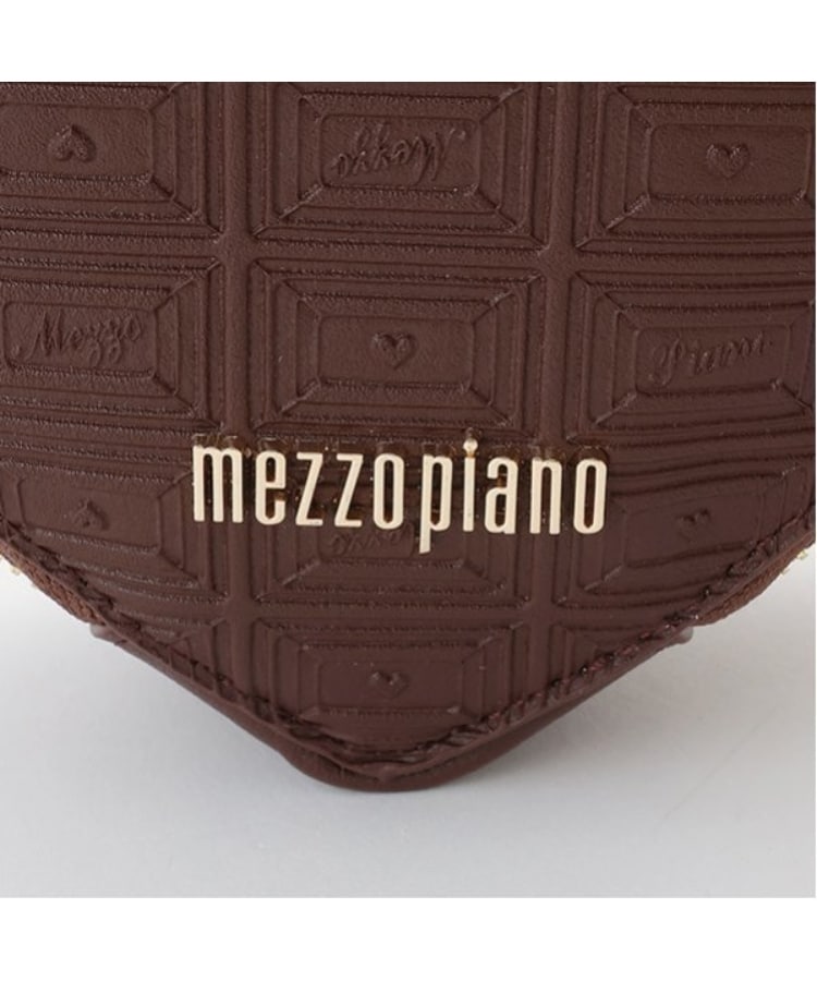 メゾピアノ(mezzo piano)のチョコ柄ハート　ショルダーバッグ5