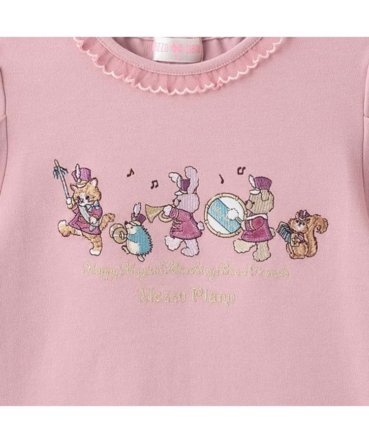 メゾピアノ(mezzo piano)の★鼓笛隊アップリケ　長袖Tシャツ3