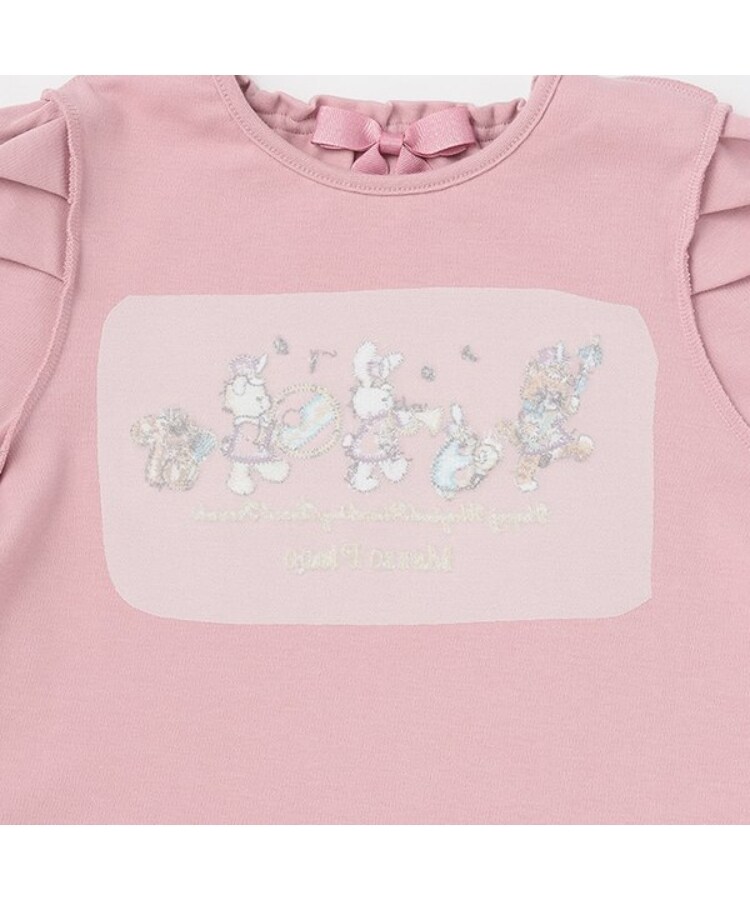 メゾピアノ(mezzo piano)の★鼓笛隊アップリケ　長袖Tシャツ4