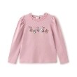 メゾピアノ(mezzo piano)の★鼓笛隊アップリケ　長袖Tシャツ ピンク(071)