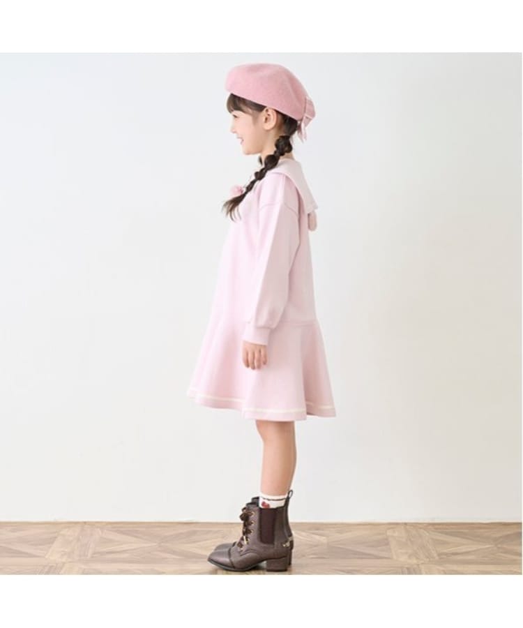 くま耳セーラー カットワンピース(ミドルワンピース) | mezzo くま耳セーラー カットワンピース(ミドルワンピース) | mezzo