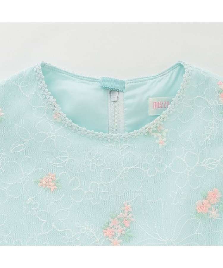 花刺繍チュールレース ワンピース(その他) | mezzo piano 花刺繍チュールレース ワンピース(その他) | mezzo piano