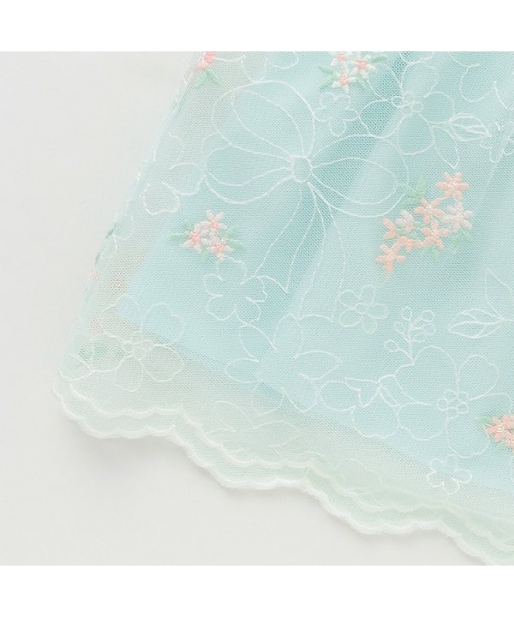 花刺繍チュールレース ワンピース(その他) | mezzo piano 花刺繍チュールレース ワンピース(その他) | mezzo piano