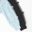 メゾピアノ(mezzo piano)のネックレス刺しゅう 袖チュール プチハイネック長袖Tシャツ4