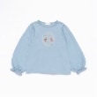 メゾピアノ(mezzo piano)のシアー袖　フレーム長袖Tシャツ1