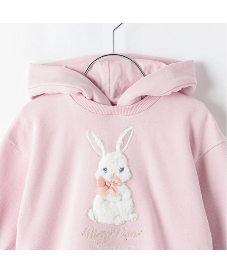 メゾピアノ新品新作タグ付きどうぶつモチーフ パーカワンピース