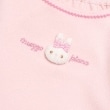 メゾピアノ(mezzo piano)のウサギマスコットつき　フリル長袖Tシャツ3