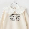 メゾピアノ(mezzo piano)の【人気商品再入荷】【直営店で取り扱い無し】衿つきロゴトレーナー2