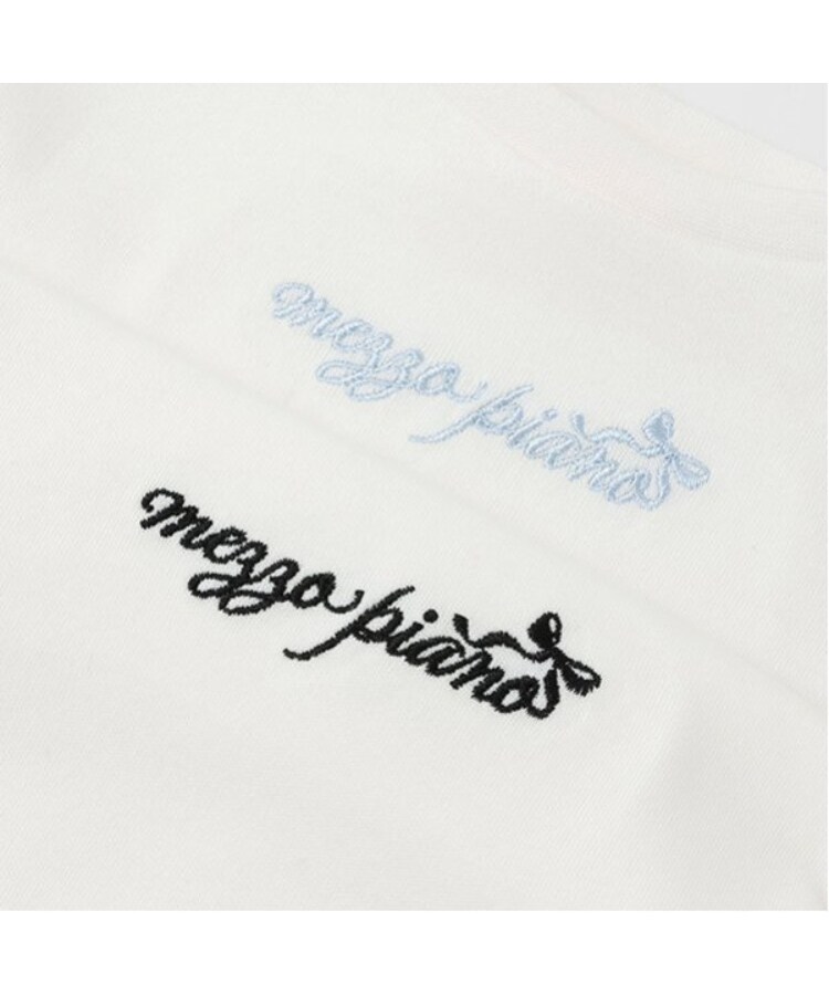 メゾピアノ(mezzo piano)のデニムビスチェ×長袖Tシャツセット7