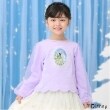 メゾピアノ(mezzo piano)の【アナと雪の女王】袖チュール　裾スカラップトレーナー ラベンダー(080)